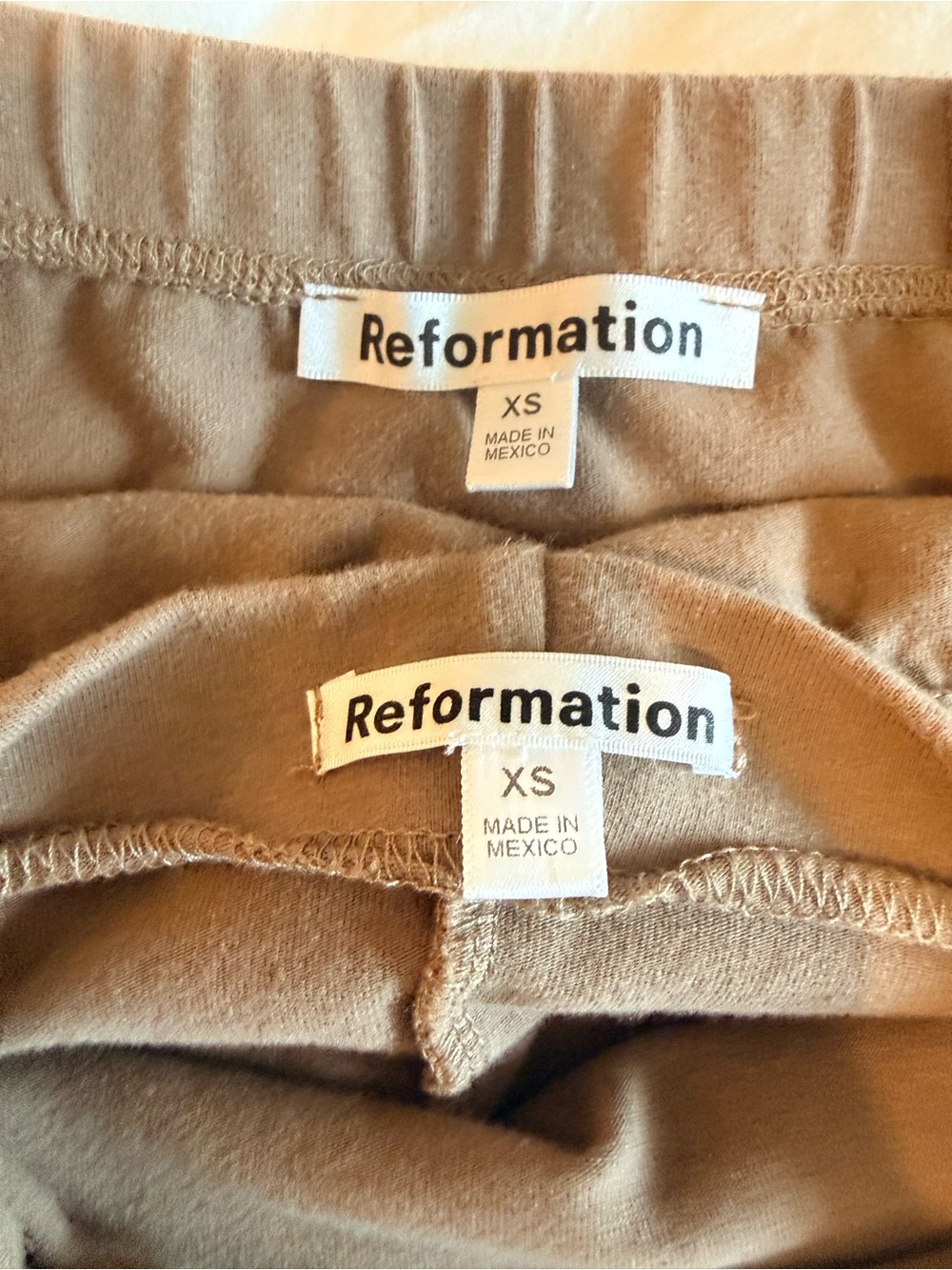 Reformation Foster Knit Two Piece Shitake - Size XS - Picture 9 of 10